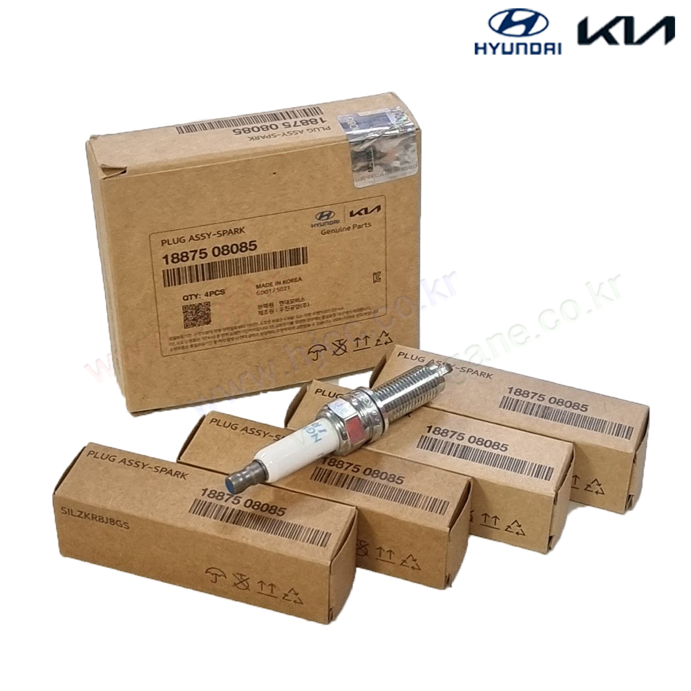 더뉴싼타페TM 1.6 하이브리드 점화플러그 스파크플러그 1887508085 18875 08085 1세트4개 MOBIS